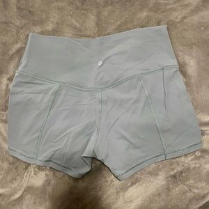 Blue lululemon align shorts